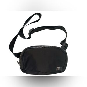 Black Nylon Crossbody Belt Bag NWT